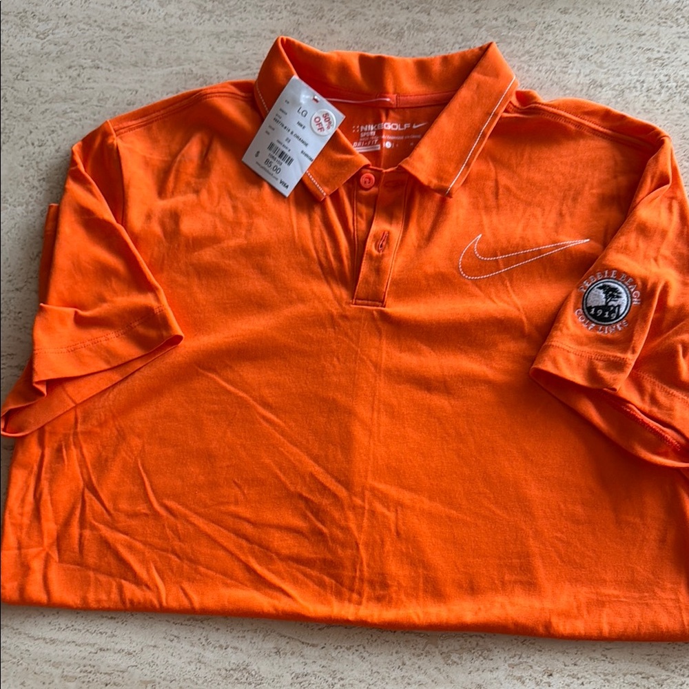 Nike Golf Dri Fit Pebble Beach Polo